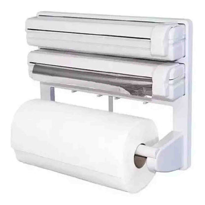 Dispensador de Papel de Cocina 3 en 1 – Todo en su Lugar, Sin Pensar